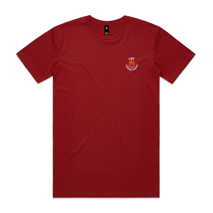 L&ic Flaming Rose Graphic Tee